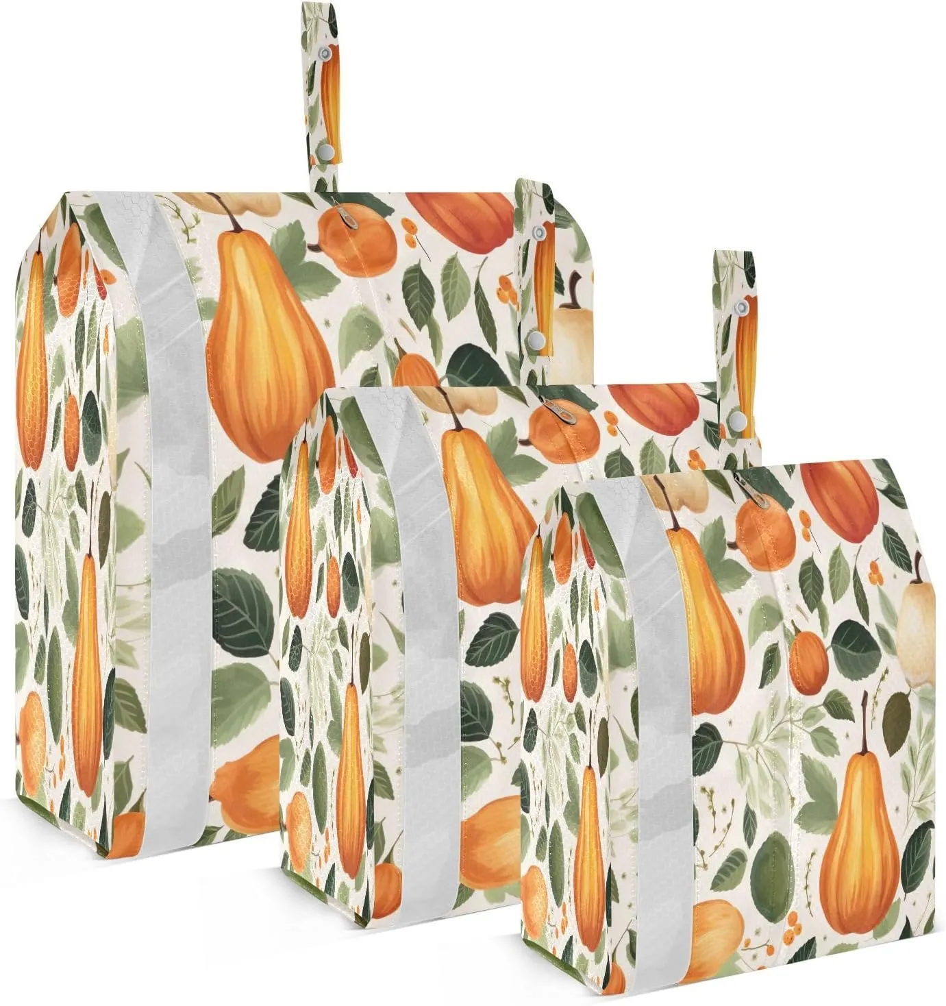 Pear Leaves Packing Cubes for Travel 3 Set Packing Compression Cubes Suitcase Organizer for Travel Essentials