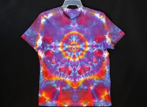 Reg. Cotton T shirt Large #3191 Mandala design $80