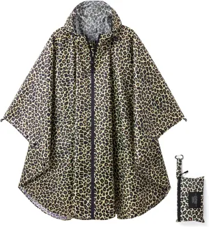 salamra Rain Poncho Jacket Coat Hooded Zipper Style for Women/Men/Adult with Pocket