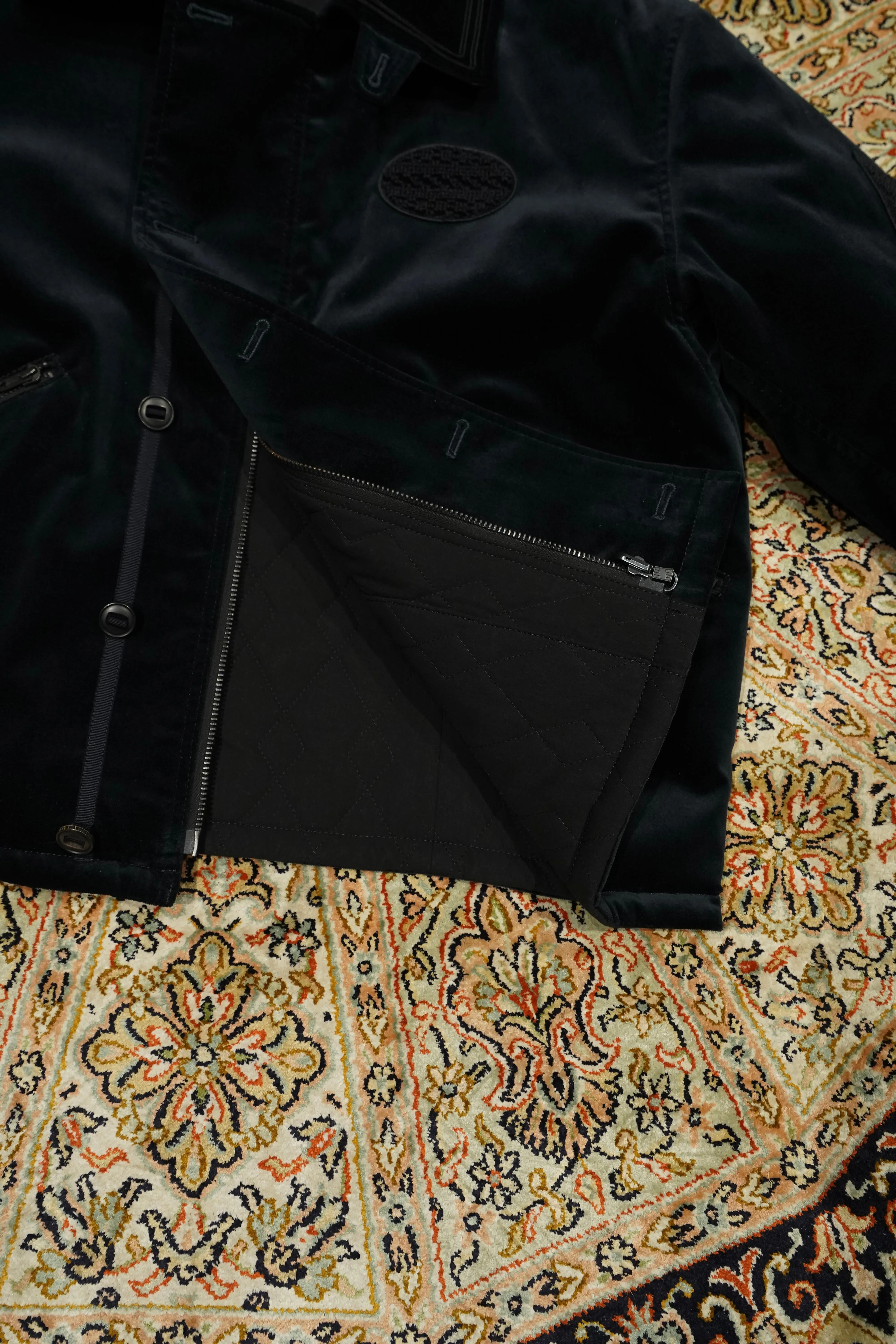 SARTO VELVET JACKET (BLACK)