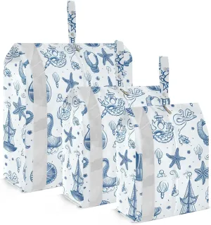 Sed Starfish Packing Cubes for Travel 3 Set Compression Packing Cube Suitcase Organizer Bags for Carry On