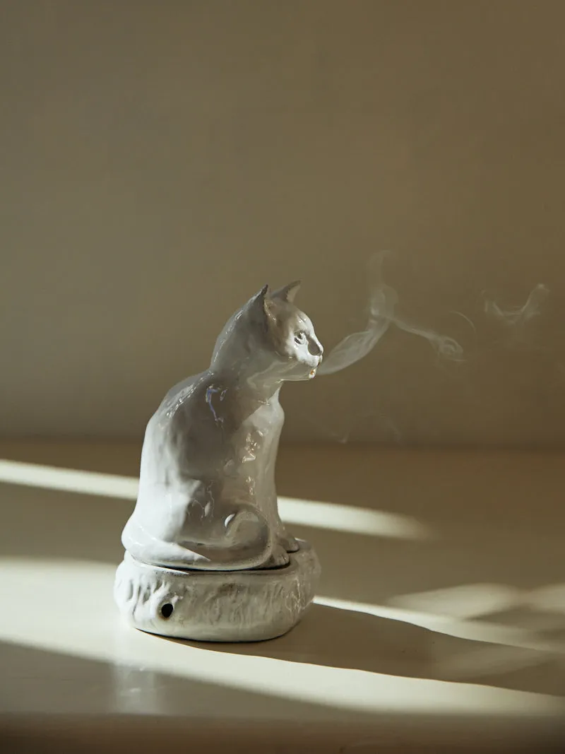 Setsuko Cat Incense Holder