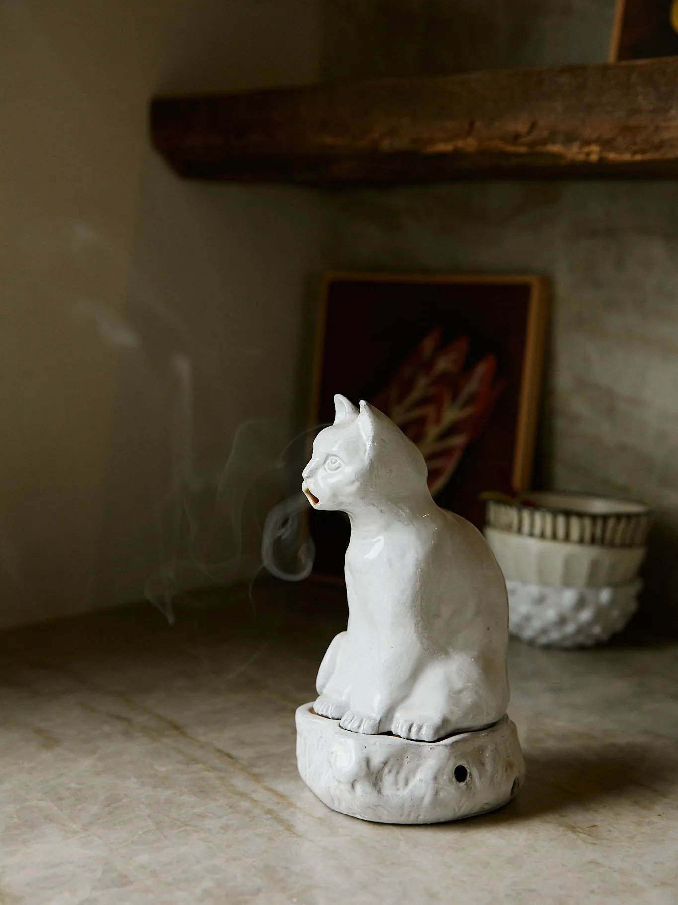 Setsuko Cat Incense Holder
