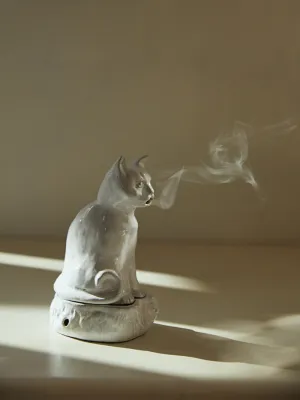 Setsuko Cat Incense Holder