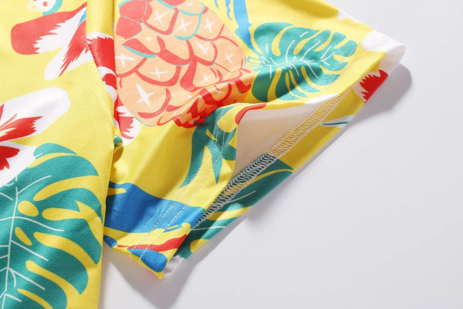 SSLR Mens Hawaiian Shirts Casual Print Short Sleeve T Shirt for Men