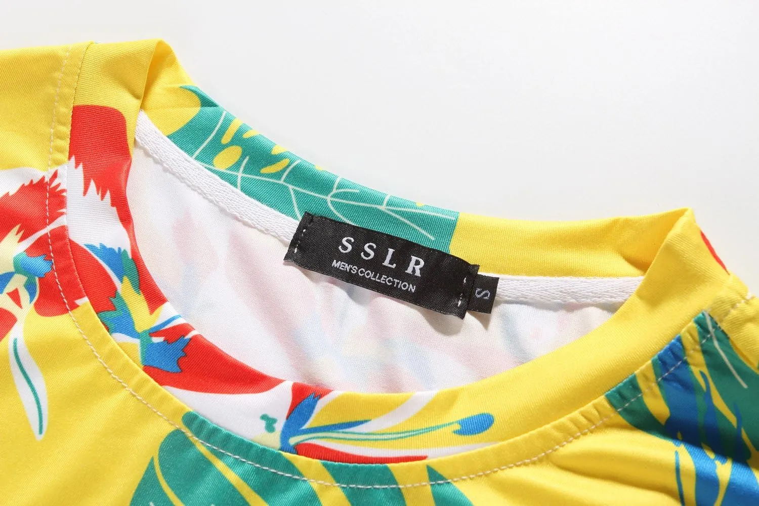 SSLR Mens Hawaiian Shirts Casual Print Short Sleeve T Shirt for Men