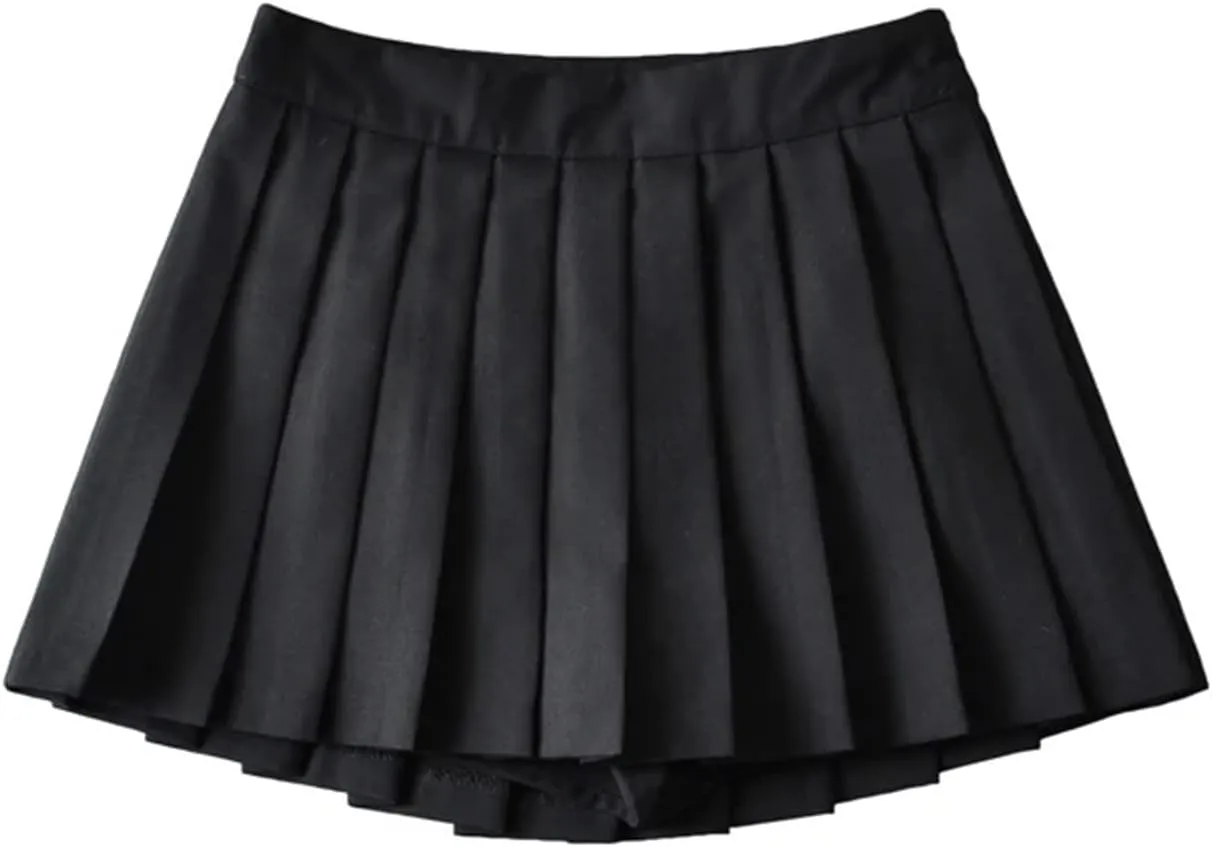 Summer Mini Skirts for Women High Waist Skirts Womens Fashion Vintage Pleated Skirt Tennis A-Line Sexy Skirts