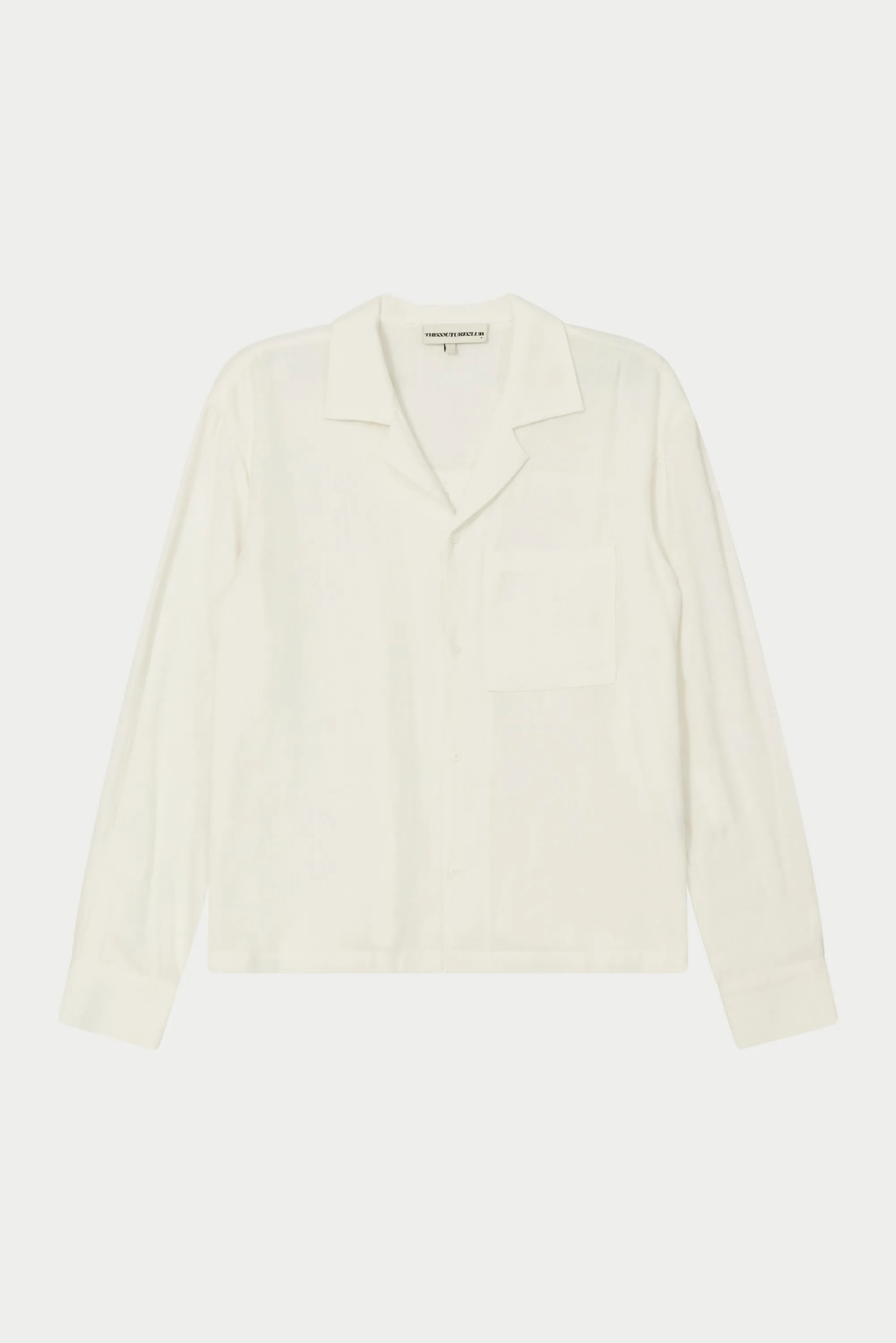 TEXTURED WOVEN SHIRT - WHITE