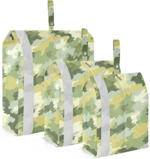 Trendy Camo Packing Cubes for Travel 3 Set Compression Travel Cubes Luggage Packing Organizers for Suitcases