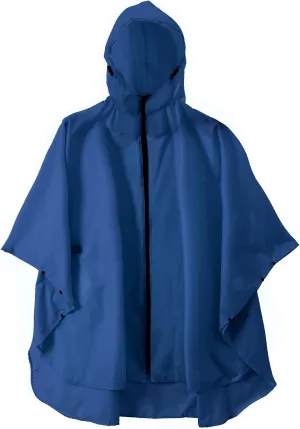 Waterproof Hooded Lightweight Rain Poncho for Adults Women Men with Pockets Unisex Fashion Zipper Jacket Coat