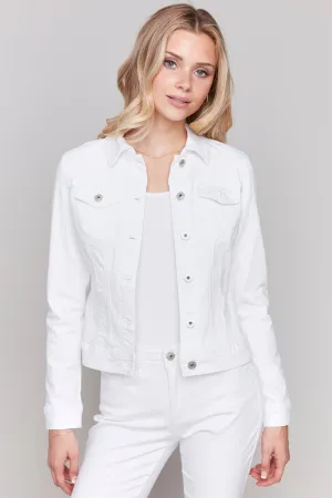 WHITE JEAN JACKET