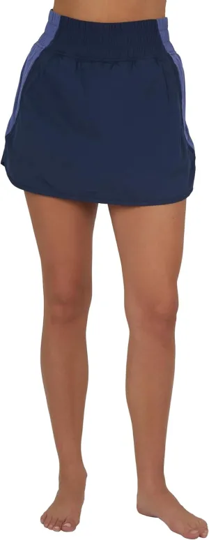 Yogalicious Womens Radiant Color Block Bailey Skort